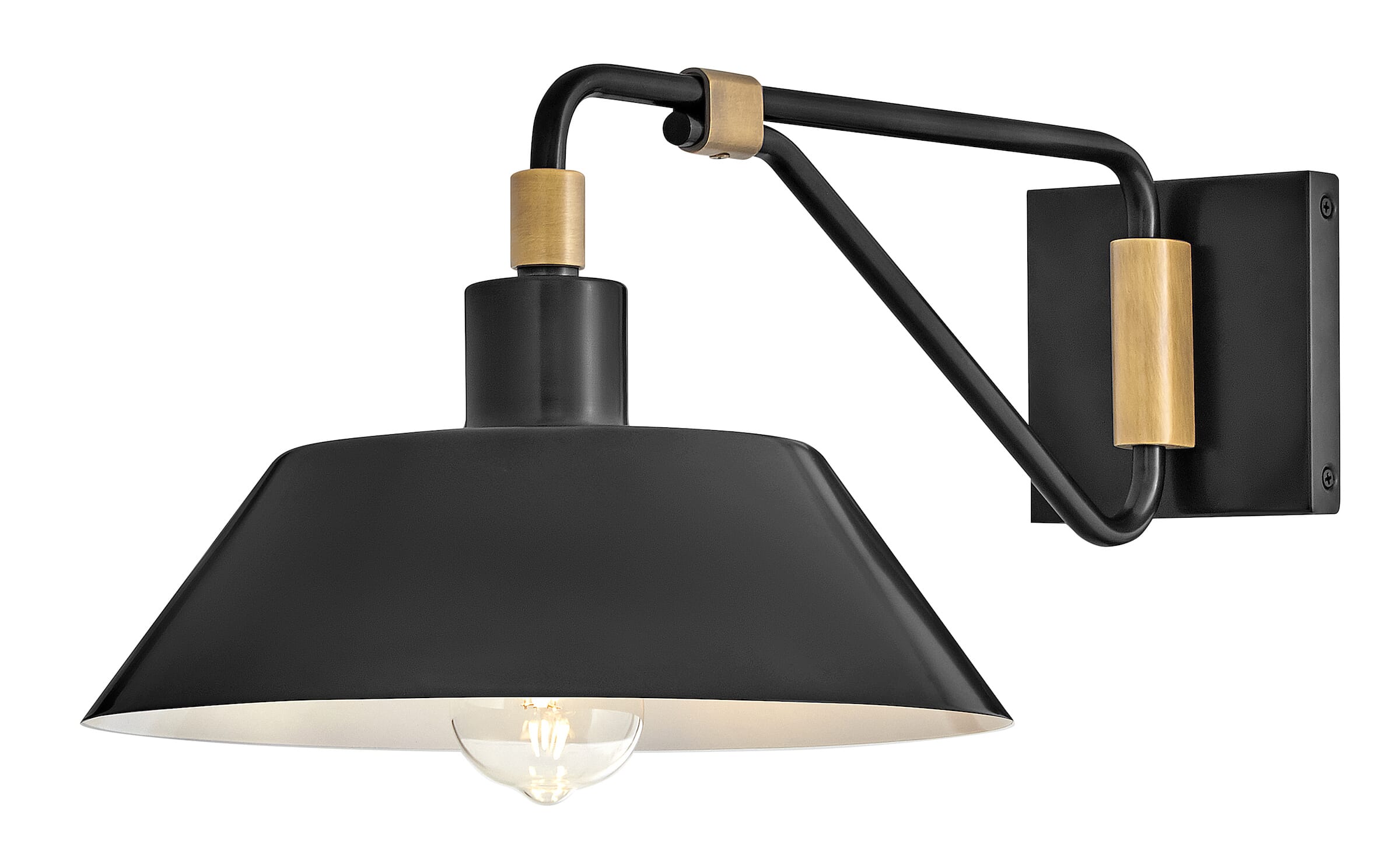 Brewster 1-Light LED Wall Mount in Black Oxide