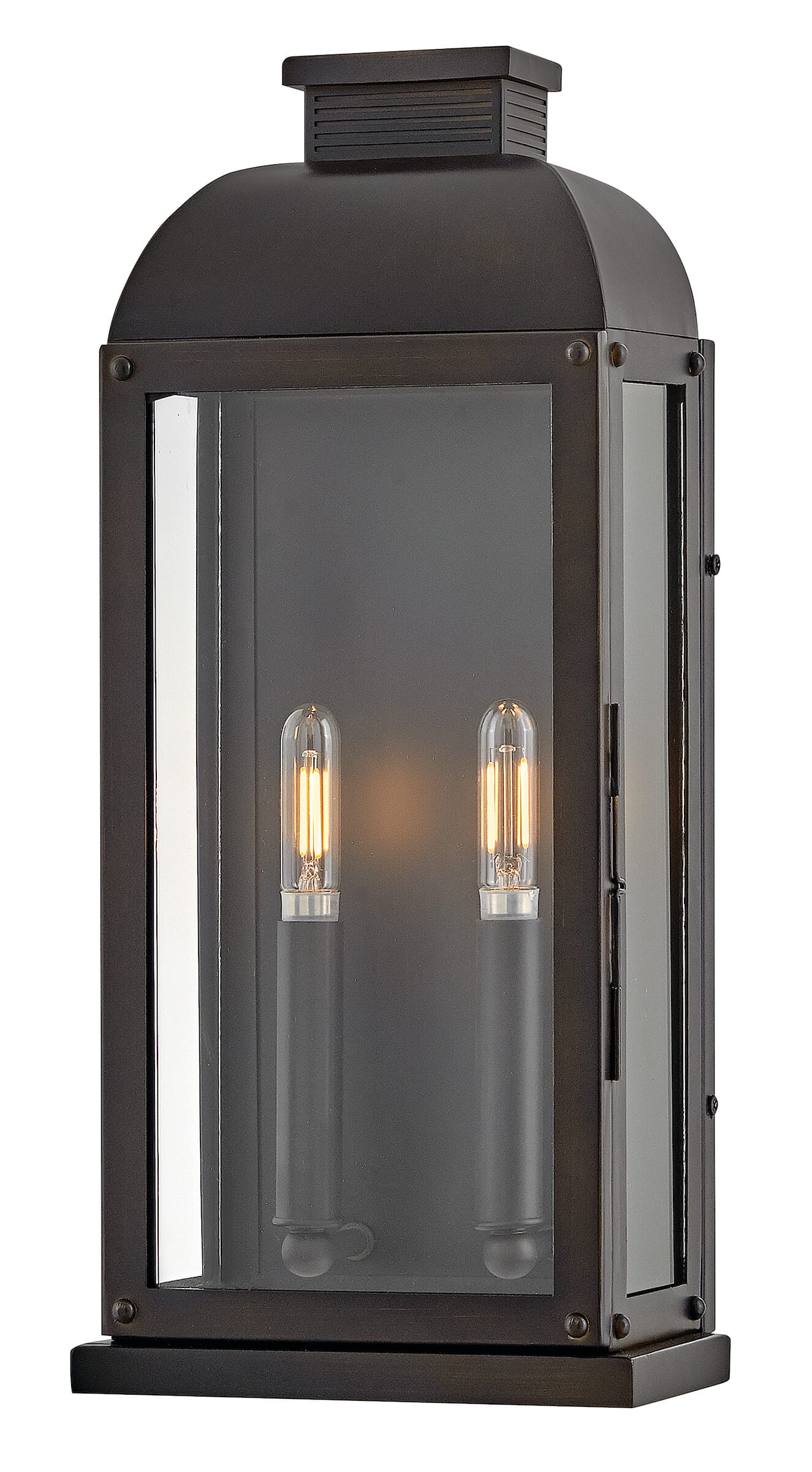 Tiverton 2-Light LED Wall Mount in Dark Oxidized Brass