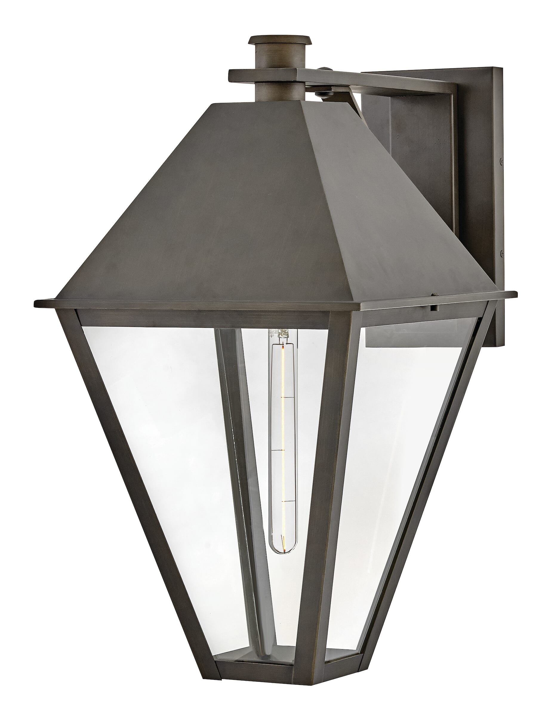 Blackened Brass LED Wall Mount from the Endsley Collection