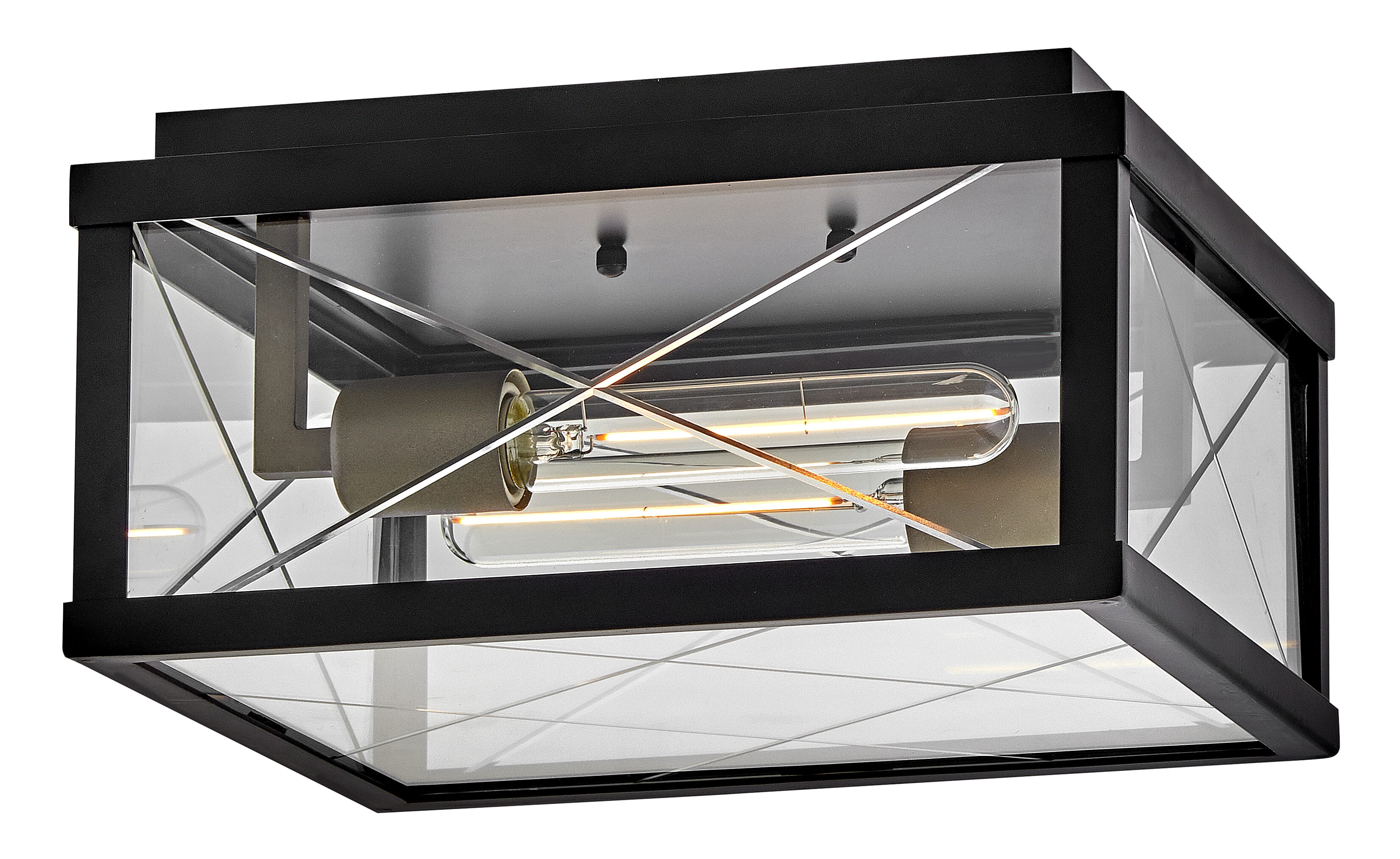 Black LED Flush Mount from the Monte Collection