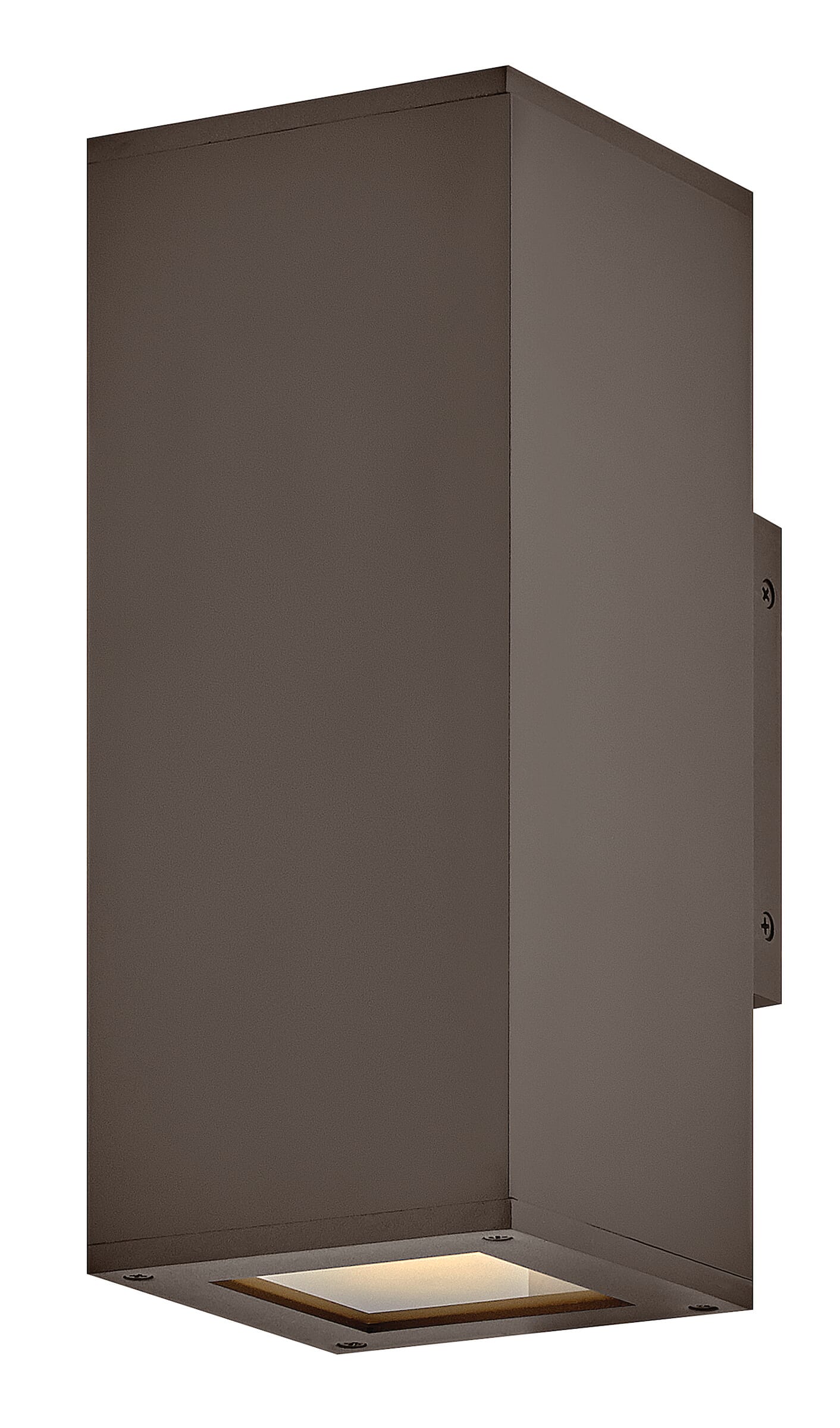 Tetra 2-Light LED Wall Mount in Architectural Bronze