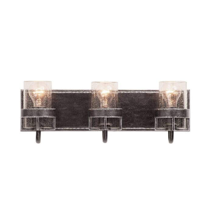 Kalco Bexley 3-Light 20" Bathroom Vanity Light in Vintage Iron Kalco Bexley 3-Light 20" Bathroom Vanity Light in Vintage Iron