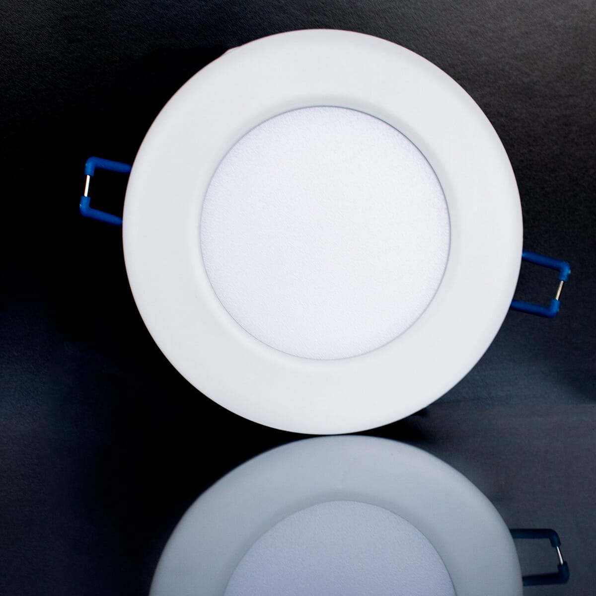 1-Light LED Recessed Down Light in White