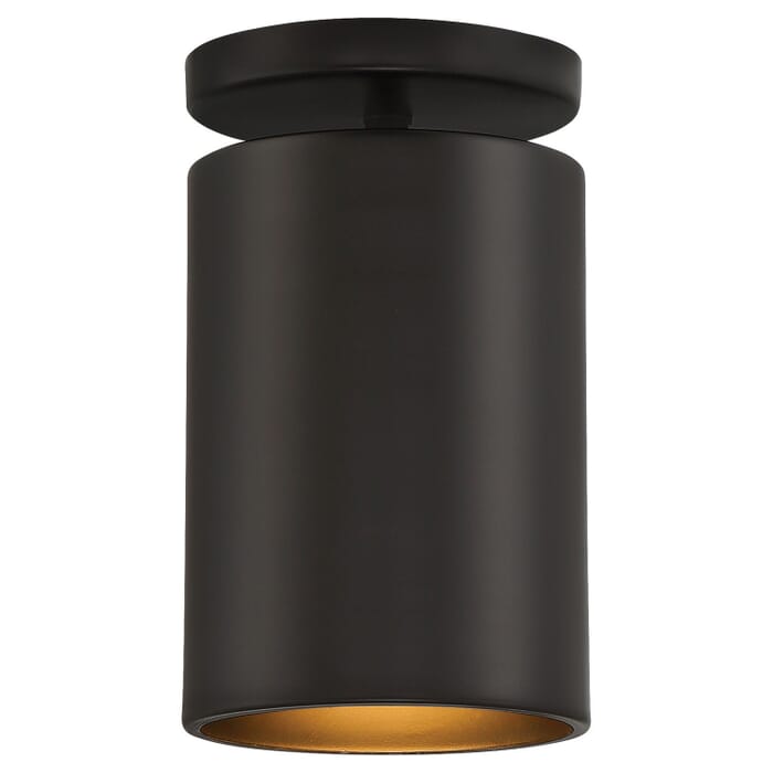 Pint 1-Light LED Semi-Flush Mount in Matte Black Pint 1-Light LED Semi-Flush Mount in Matte Black