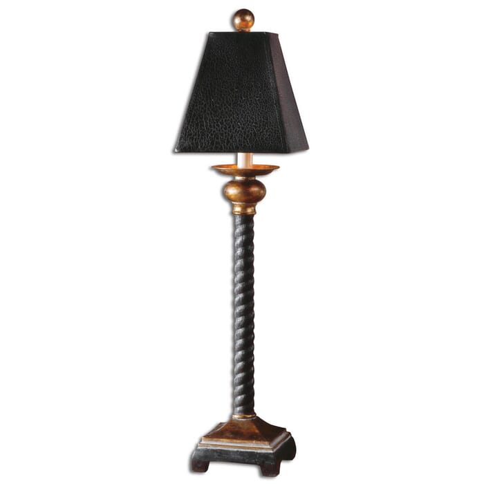 Uttermost Bellcord Black Buffet Lamp Uttermost Bellcord Black Buffet Lamp