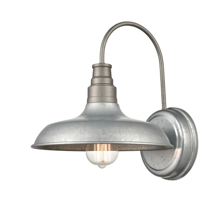 Millennium Outdoor Wall Light in Galvanized Millennium Outdoor Wall Light in Galvanized
