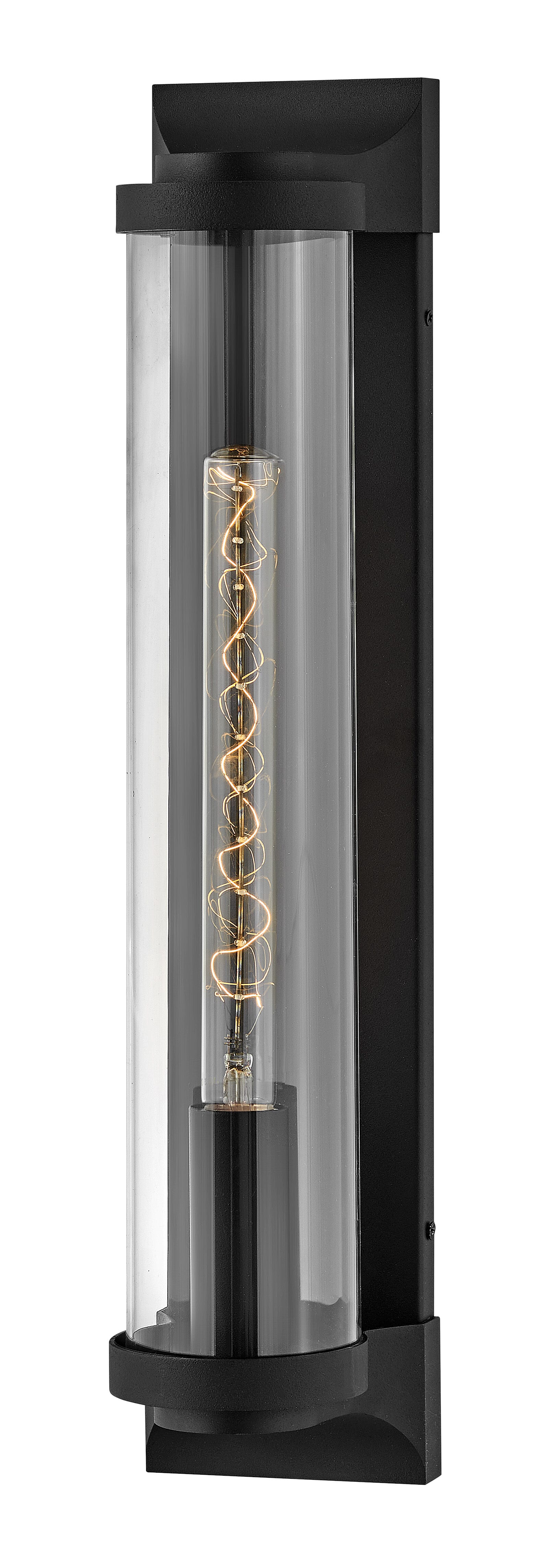 Textured Black LED Outdoor Wall Mount from the Pearson Collection