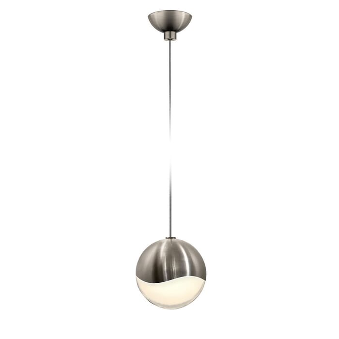 Sonneman Grapes 3.25" LED Pendant w/ Micro-Dome in Satin Nickel Sonneman Grapes 3.25" LED Pendant w/ Micro-Dome in Satin Nickel