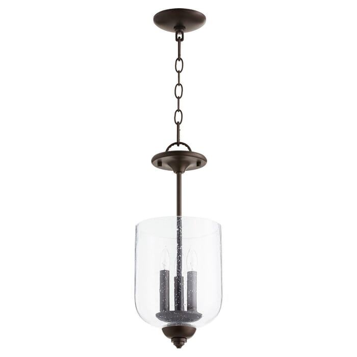 Quorum Richmond 3-Light Pendant Light in Oiled Bronze Quorum Richmond 3-Light Pendant Light in Oiled Bronze