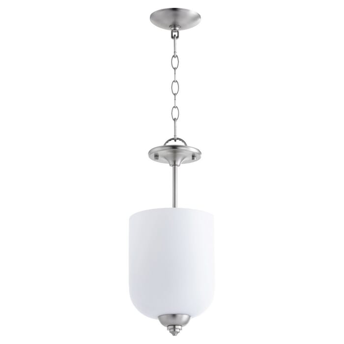 Quorum Richmond 3-Light Pendant Light in Satin Nickel Quorum Richmond 3-Light Pendant Light in Satin Nickel