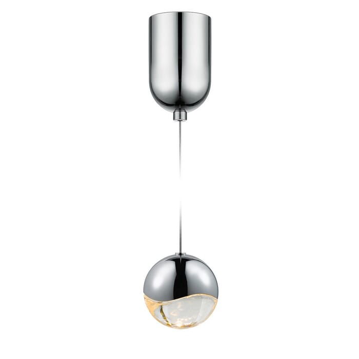 Sonneman Grapes 3.25" LED Pendant w/ Mini-Dome in Polished Chrome Sonneman Grapes 3.25" LED Pendant w/ Mini-Dome in Polished Chrome