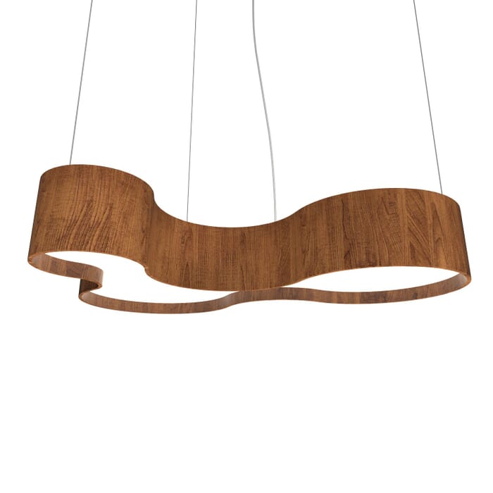 Organic LED Pendant in Imbuia Organic LED Pendant in Imbuia