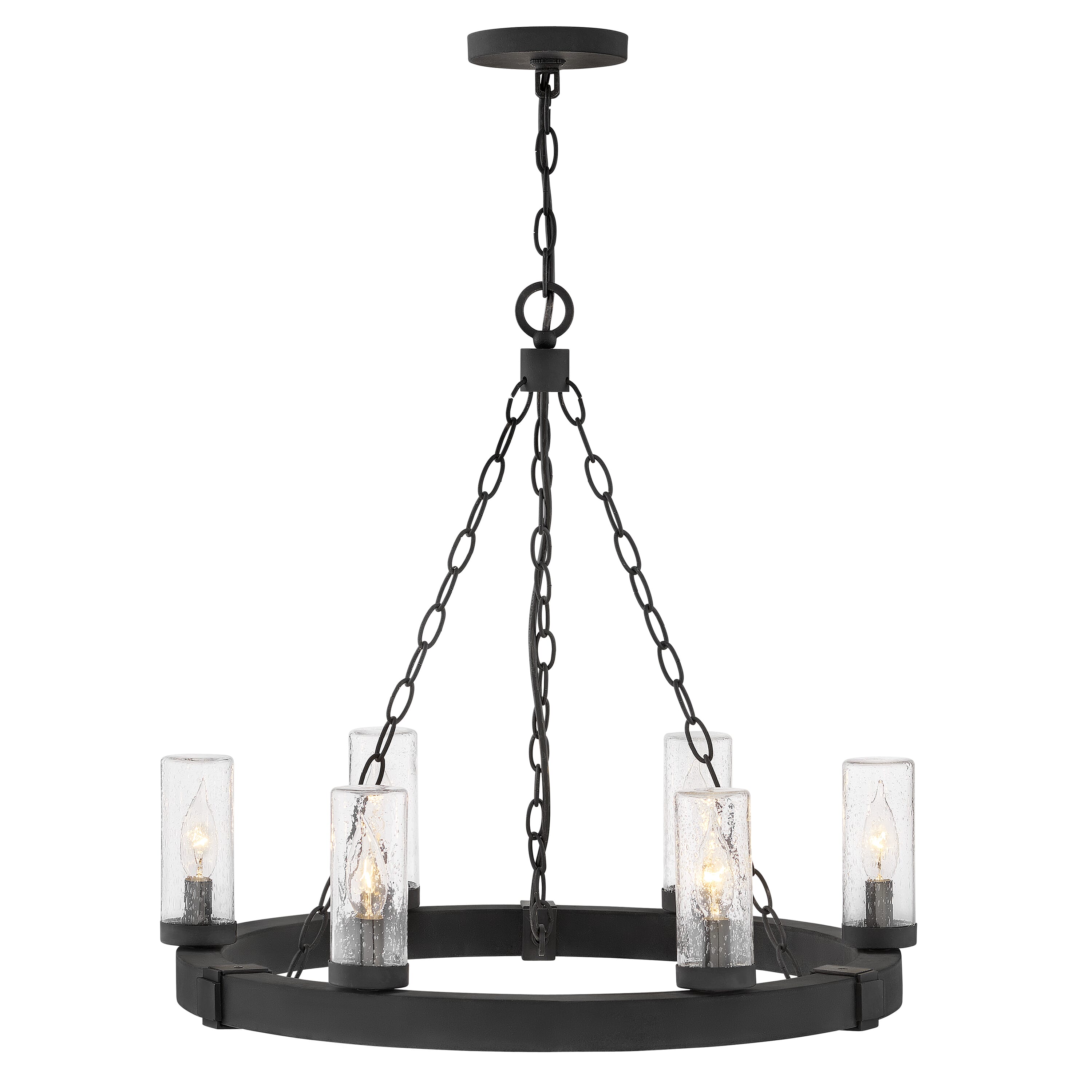 Black LED Chandelier from the Sawyer Collection