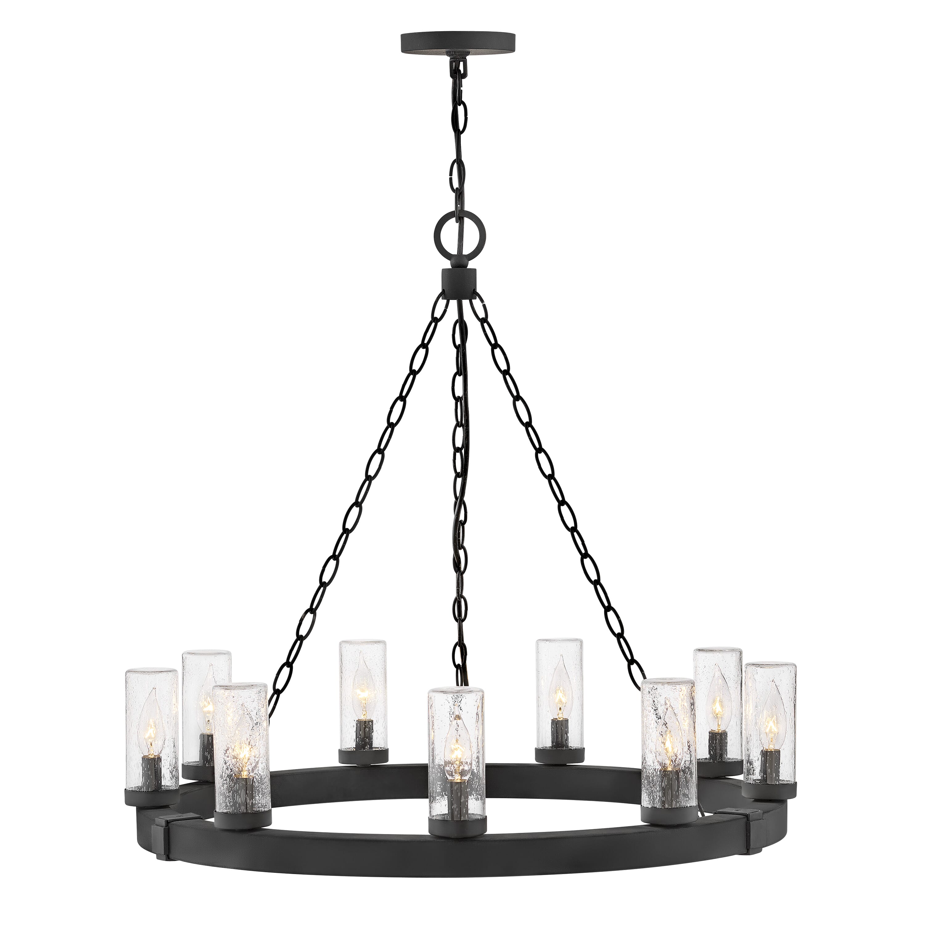 Black LED Chandelier from the Sawyer Collection