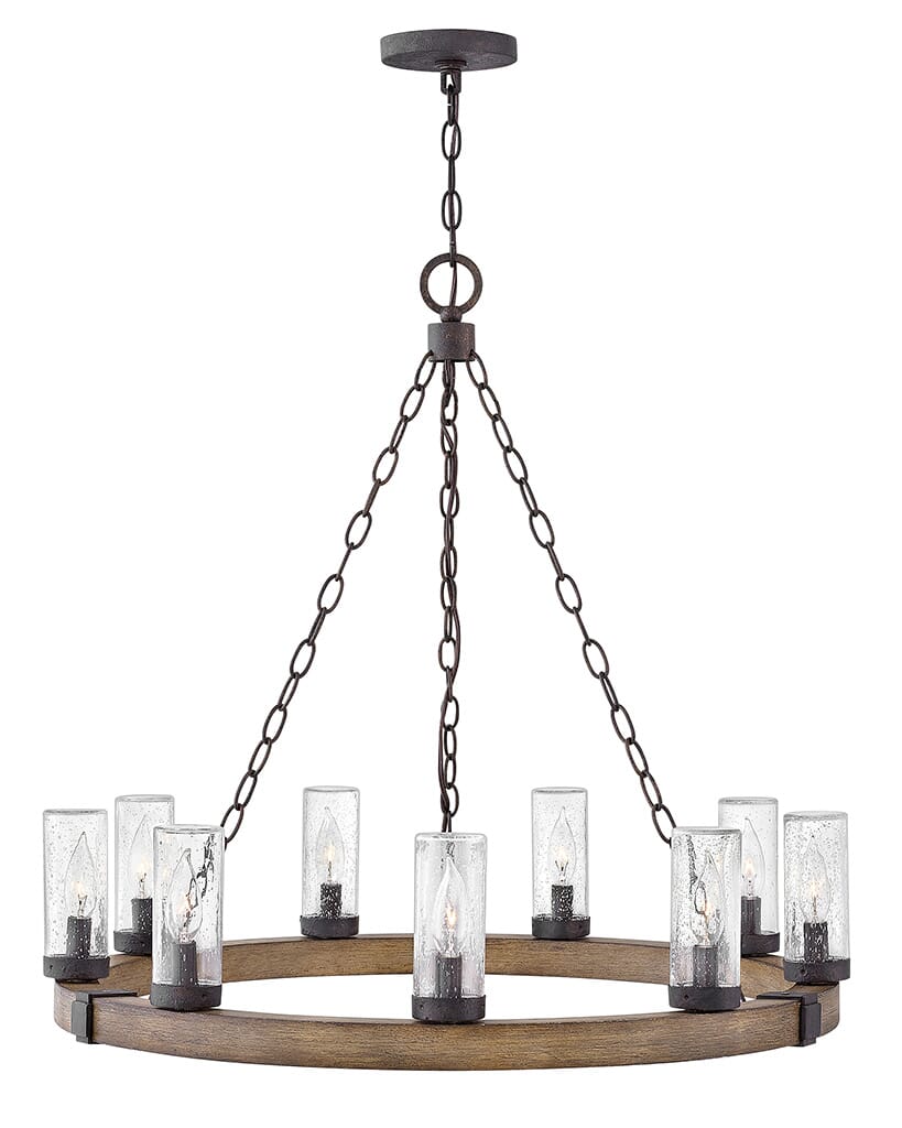 Sequoia LED Outdoor Chandelier from the Sawyer Collection