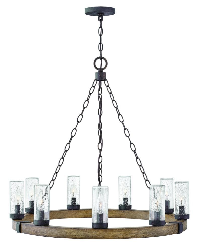 Sawyer 9-Light Outdoor Pendant In Sequoia