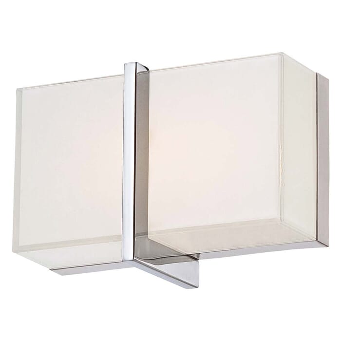 Minka Lavery High Rise 8" Bathroom Vanity Light in Chrome Minka Lavery High Rise 8" Bathroom Vanity Light in Chrome