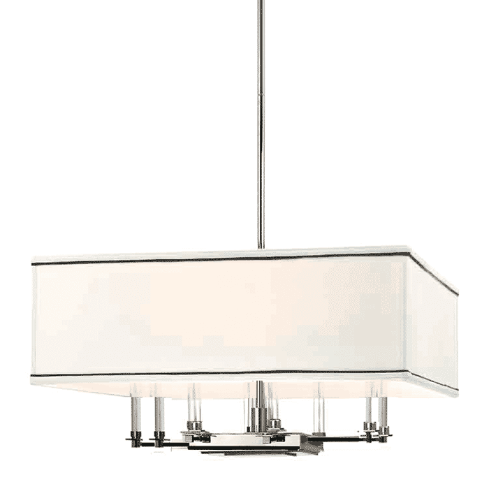Hudson Valley Collins 8-Light Chandelier in Polished Nickel Hudson Valley Collins 8-Light Chandelier in Polished Nickel