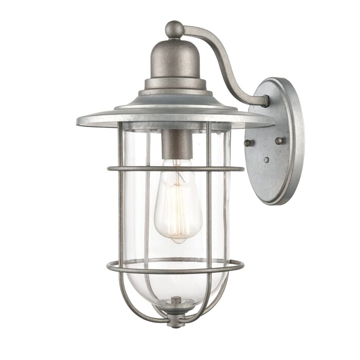 Millennium Outdoor Wall Light in Galvanized Millennium Outdoor Wall Light in Galvanized