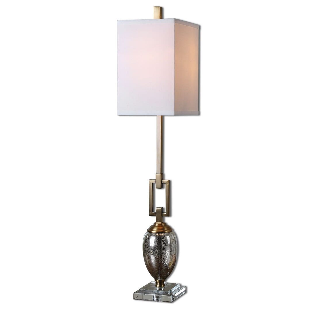 bronze mercury glass lamp