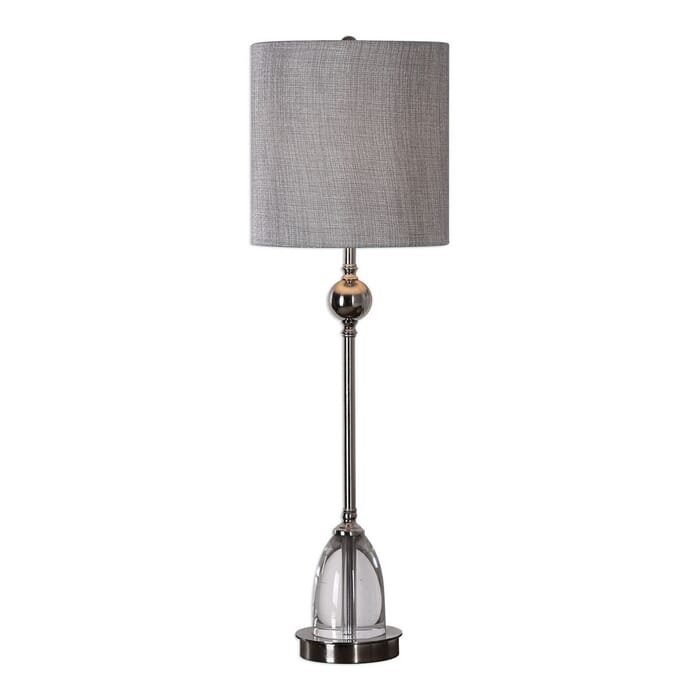 Uttermost Gallo 32.5" Buffet Lamp in Polished Nickel Uttermost Gallo 32.5" Buffet Lamp in Polished Nickel