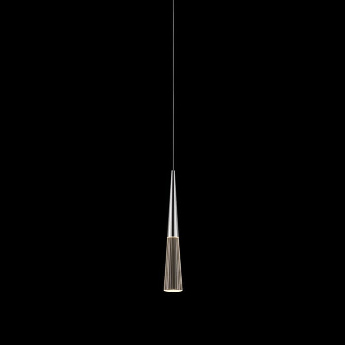 Sonneman Spire 2" LED Pendant w/ Round Canopy in Polished Chrome Sonneman Spire 2" LED Pendant w/ Round Canopy in Polished Chrome