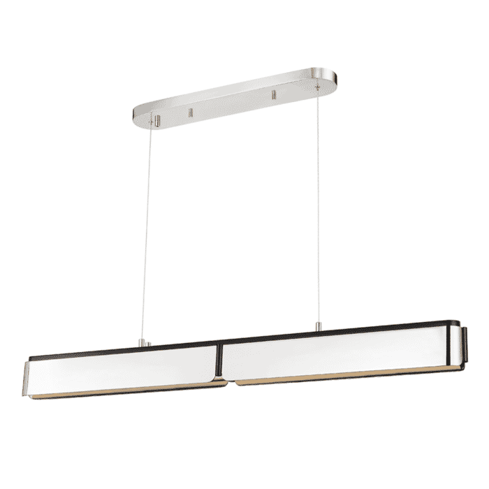 Hudson Valley Tribeca Kitchen Island Light in Brushed Nickel & Black Hudson Valley Tribeca Kitchen Island Light in Brushed Nickel & Black