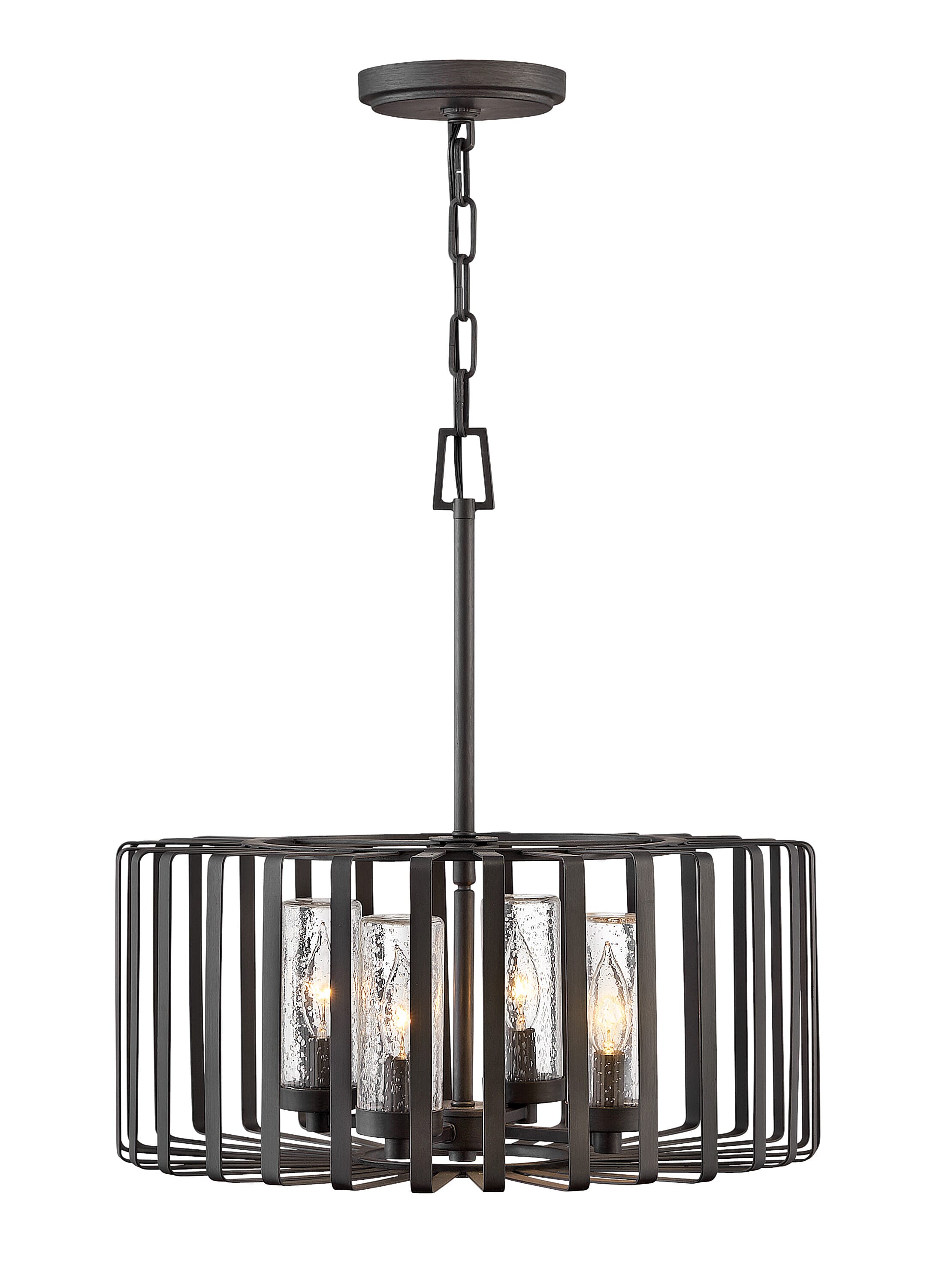Brushed Graphite LED Outdoor Lantern from the Reid Collection