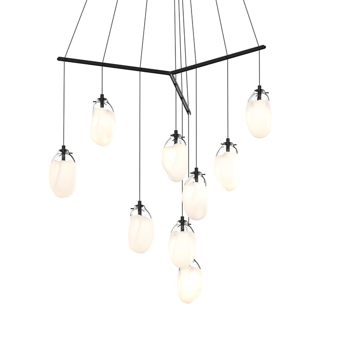 Sonneman Liquid 9-Light 12" Pendant Light in Satin Black Sonneman Liquid 9-Light 12" Pendant Light in Satin Black