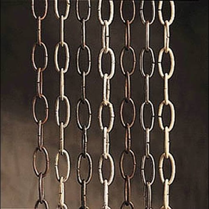 Kichler Lighting Accessory 36" Standard Gauge Chain in Chrome Kichler Lighting Accessory 36" Standard Gauge Chain in Chrome
