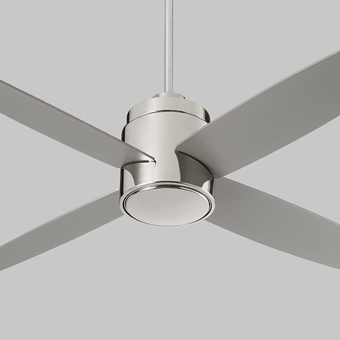 Oslo 52" Indoor Ceiling Fan in Polished Nickel