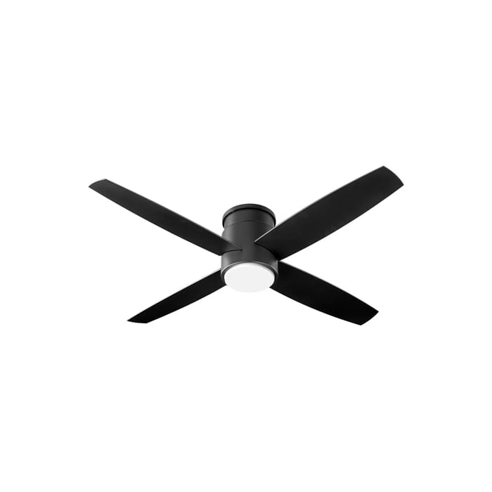 Oxygen Oslo Hugger 52" Flush Mount Outdoor Ceiling Fan in Noir Oxygen Oslo Hugger 52" Flush Mount Outdoor Ceiling Fan in Noir