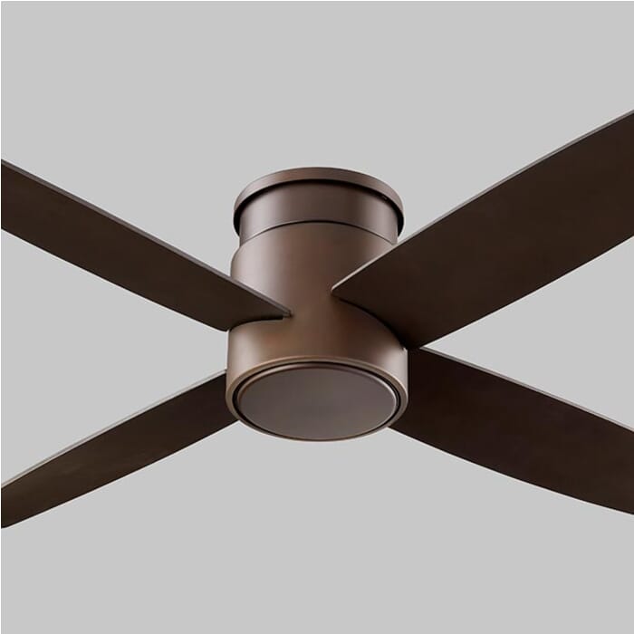 Oxygen Oslo Hugger 52" Flush Mount Indoor Ceiling Fan in Oiled Bronze Oxygen Oslo Hugger 52" Flush Mount Indoor Ceiling Fan in Oiled Bronze