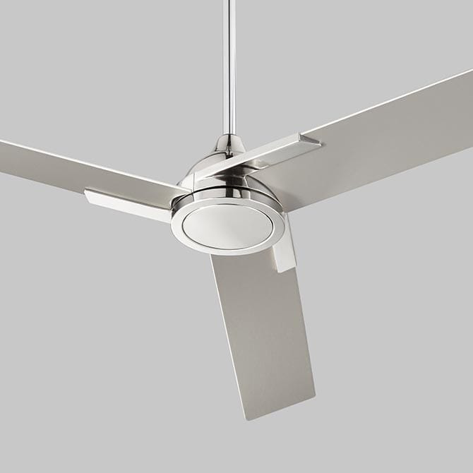 Oxygen Coda 56" Indoor Ceiling Fan in Polished Nickel - 3-103-20