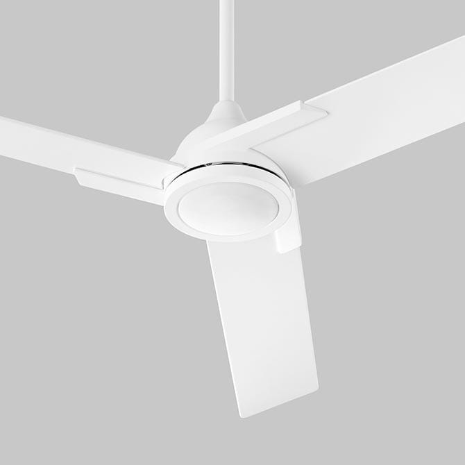 Oxygen Coda 56" Indoor Ceiling Fan in White - 3-103-6