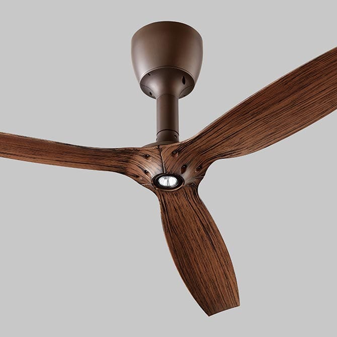 Alpha Indoor Ceiling Fan Blade Set in Walnut