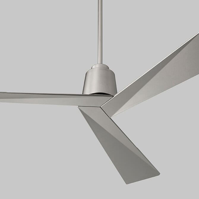 Dynamo 54" Indoor/Outdoor Ceiling Fan in Satin Nickel