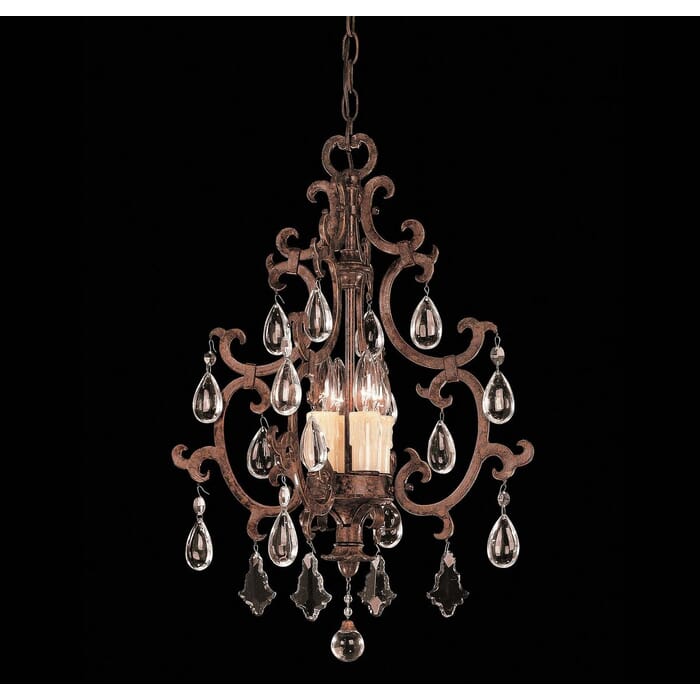 Savoy House Florence 4-Light Foyer in New Tortoise Shell Savoy House Florence 4-Light Foyer in New Tortoise Shell