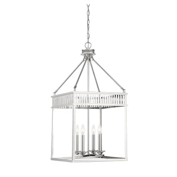 Savoy House William 4-Light Pendant in Polished Nickel