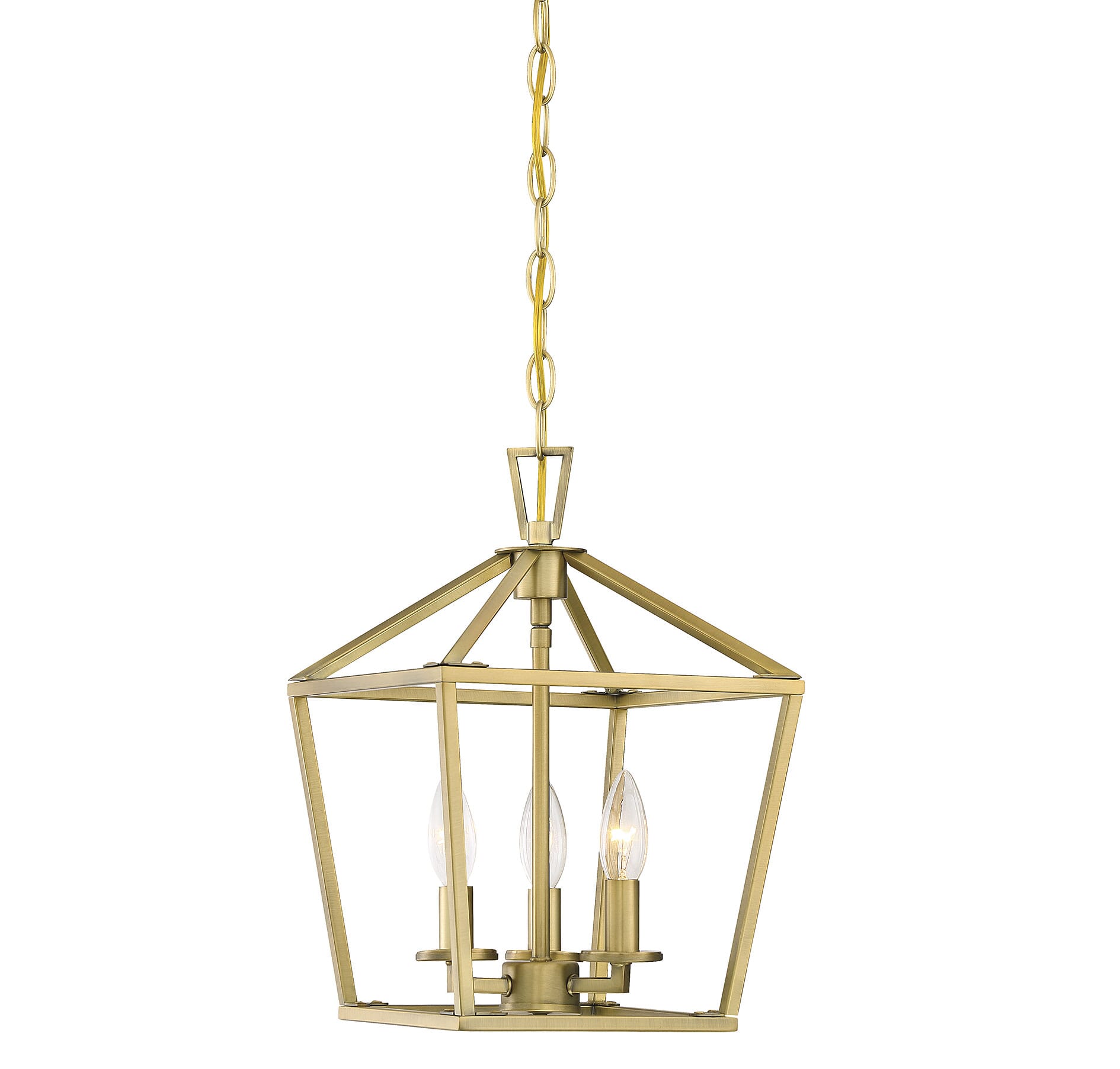 Trade Winds Falmouth 3-Light Wire Cage Pendant - Picture 2 of 2