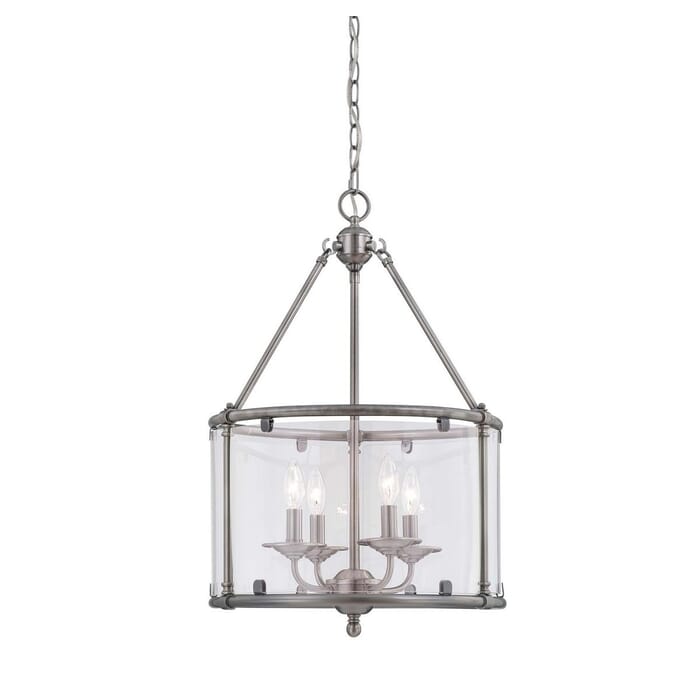 Savoy House Foxcroft 4-Light Foyer in Brushed Pewter Savoy House Foxcroft 4-Light Foyer in Brushed Pewter