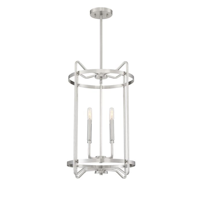Savoy House Kent 4-Light Pendant in Satin Nickel Savoy House Kent 4-Light Pendant in Satin Nickel