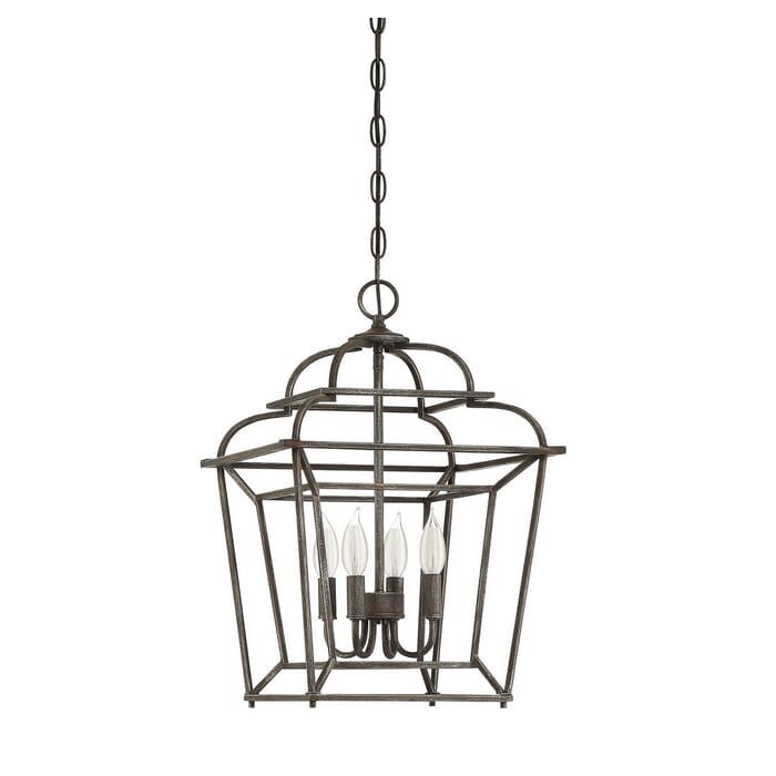 Savoy House Howell 20" 4-Light Foyer Pendant in Artisan Rust Savoy House Howell 20" 4-Light Foyer Pendant in Artisan Rust
