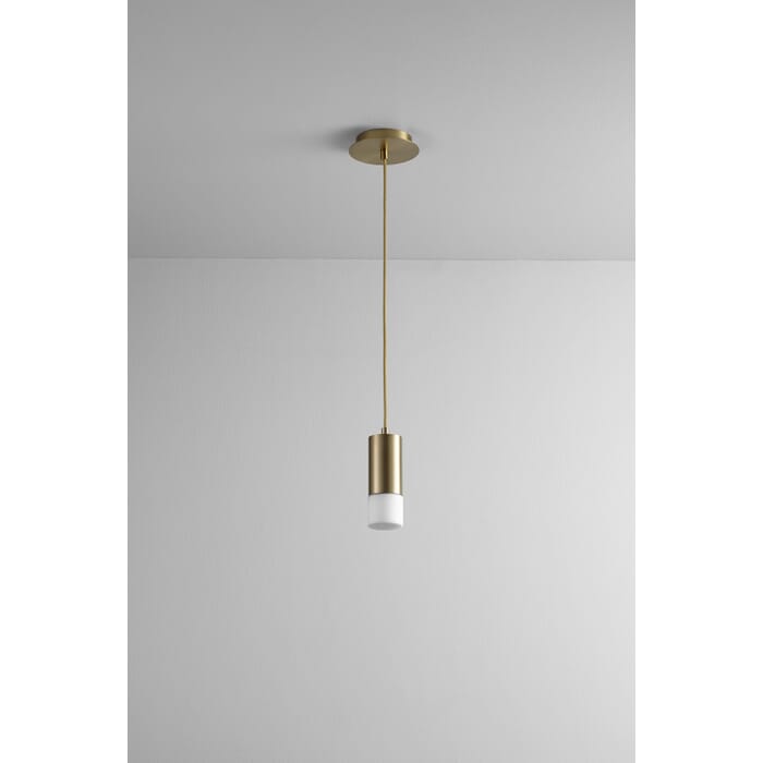 Oxygen Magneta Pendant Light in Aged Brass Oxygen Magneta Pendant Light in Aged Brass