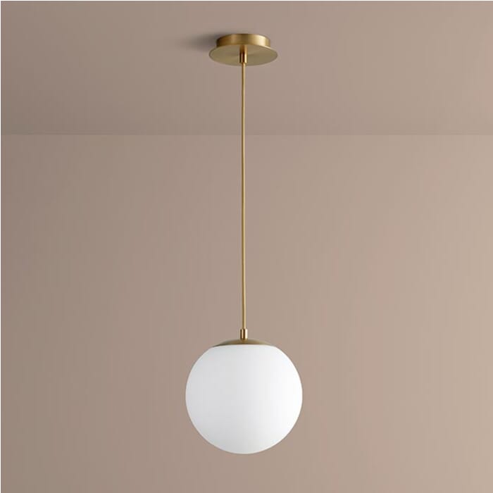 Oxygen Luna Pendant Light in Aged Brass Oxygen Luna Pendant Light in Aged Brass