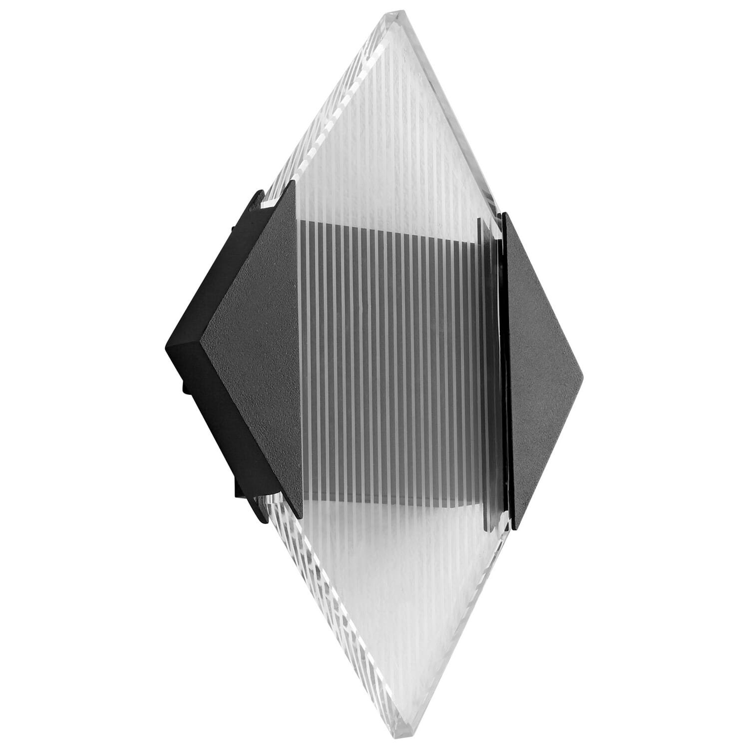 Black LED Outdoor Wall Sconce from the Nova Collection