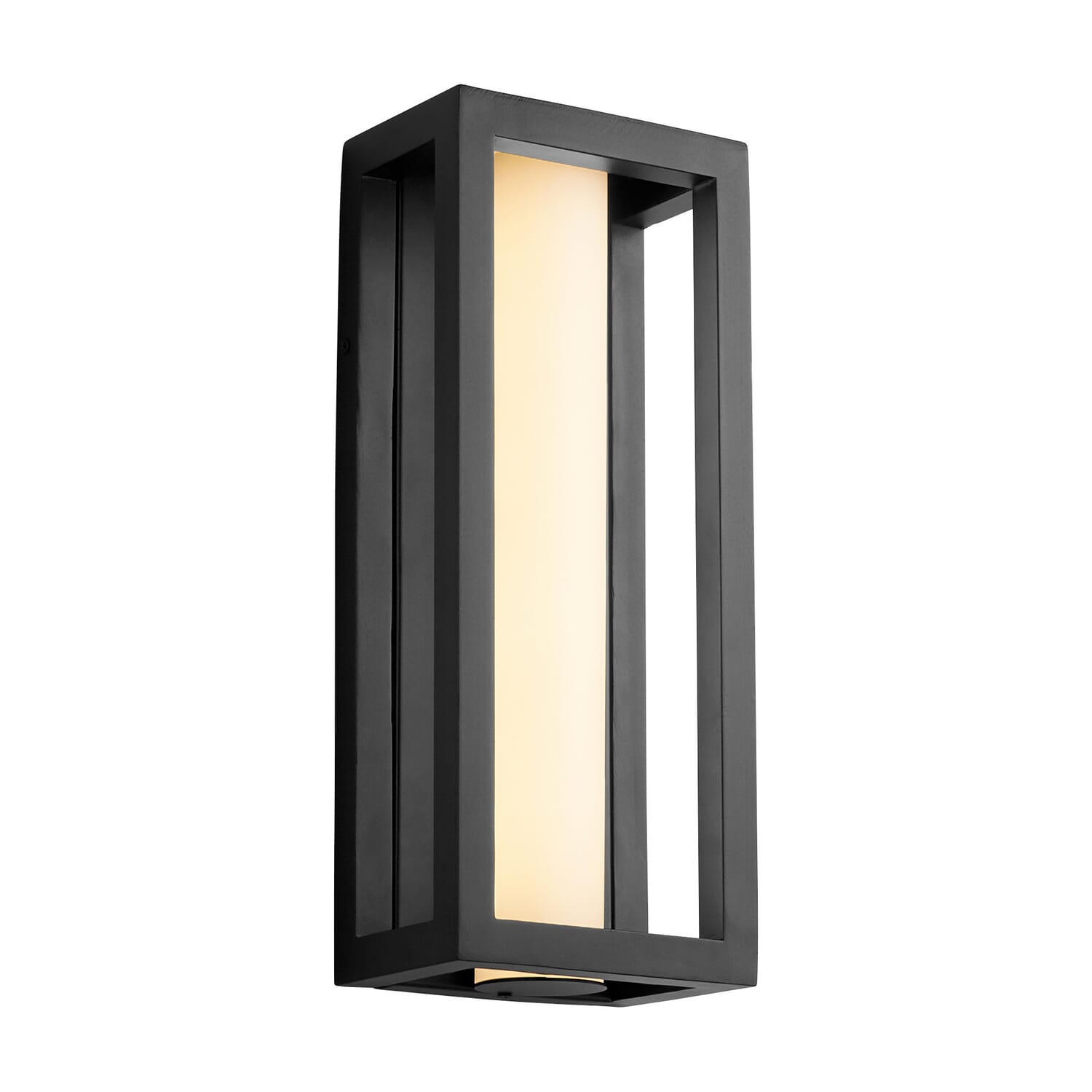 Aperto 1-Light LED Outdoor Lantern in Black