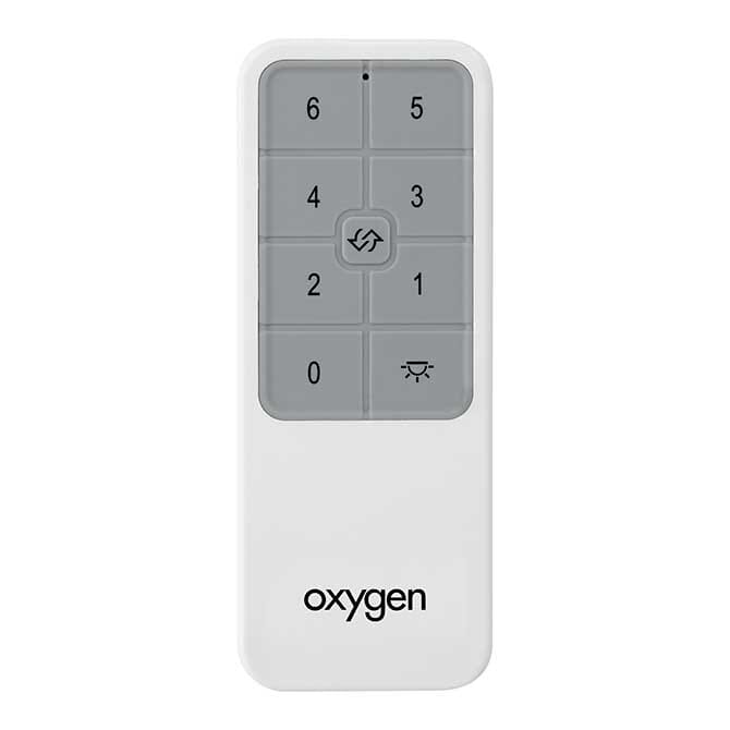 Dc Motor Fan Remote in White