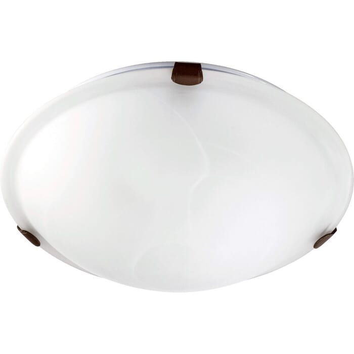 Quorum Quorum Home 2-Light 12" Ceiling Light in Oiled Bronze Quorum Quorum Home 2-Light 12" Ceiling Light in Oiled Bronze