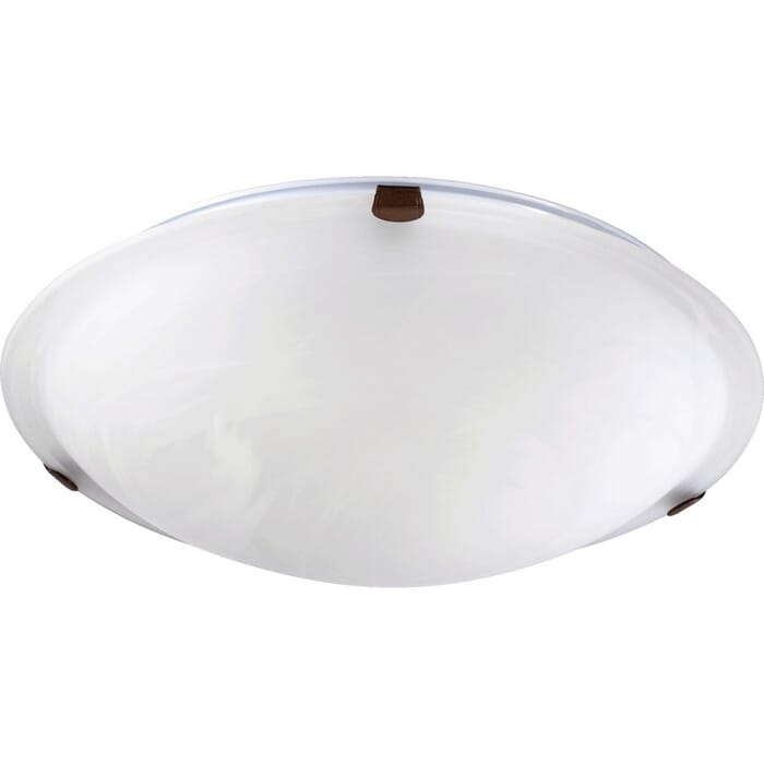 Quorum Quorum Home 3-Light 16" Ceiling Light in Oiled Bronze Quorum Quorum Home 3-Light 16" Ceiling Light in Oiled Bronze